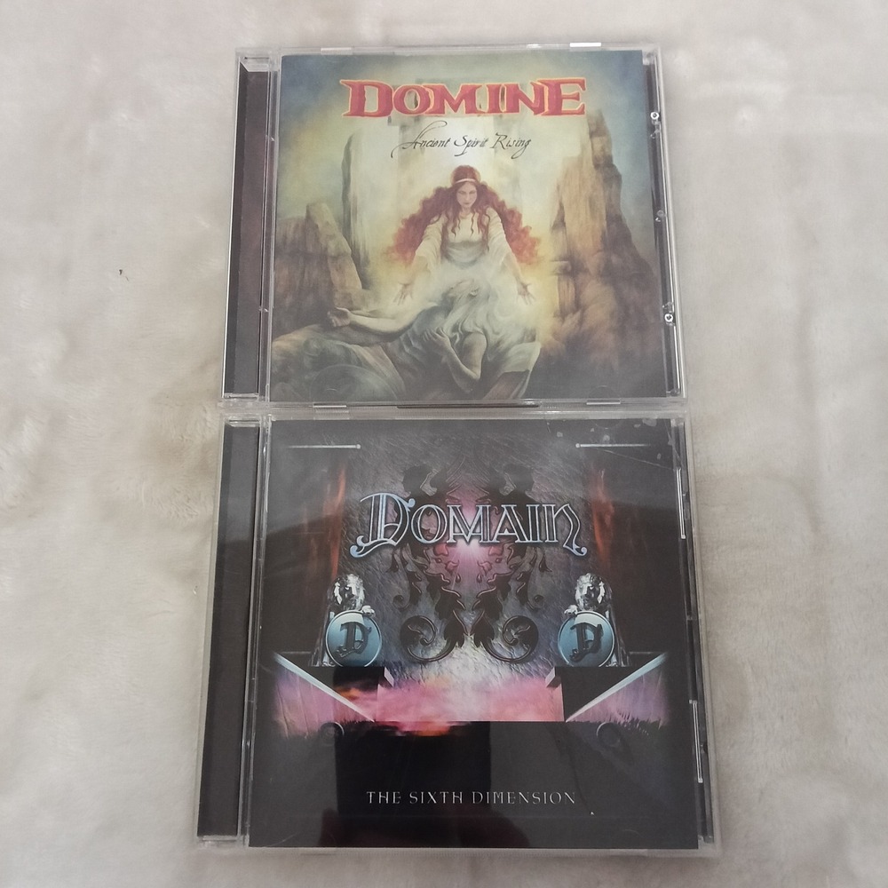 Domine Ancient Spirit Rising & Domain The Sixth Dimension Japanese Press CD Lot